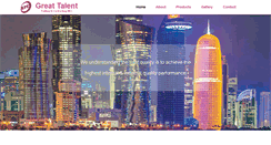 Desktop Screenshot of greattalentqatar.com